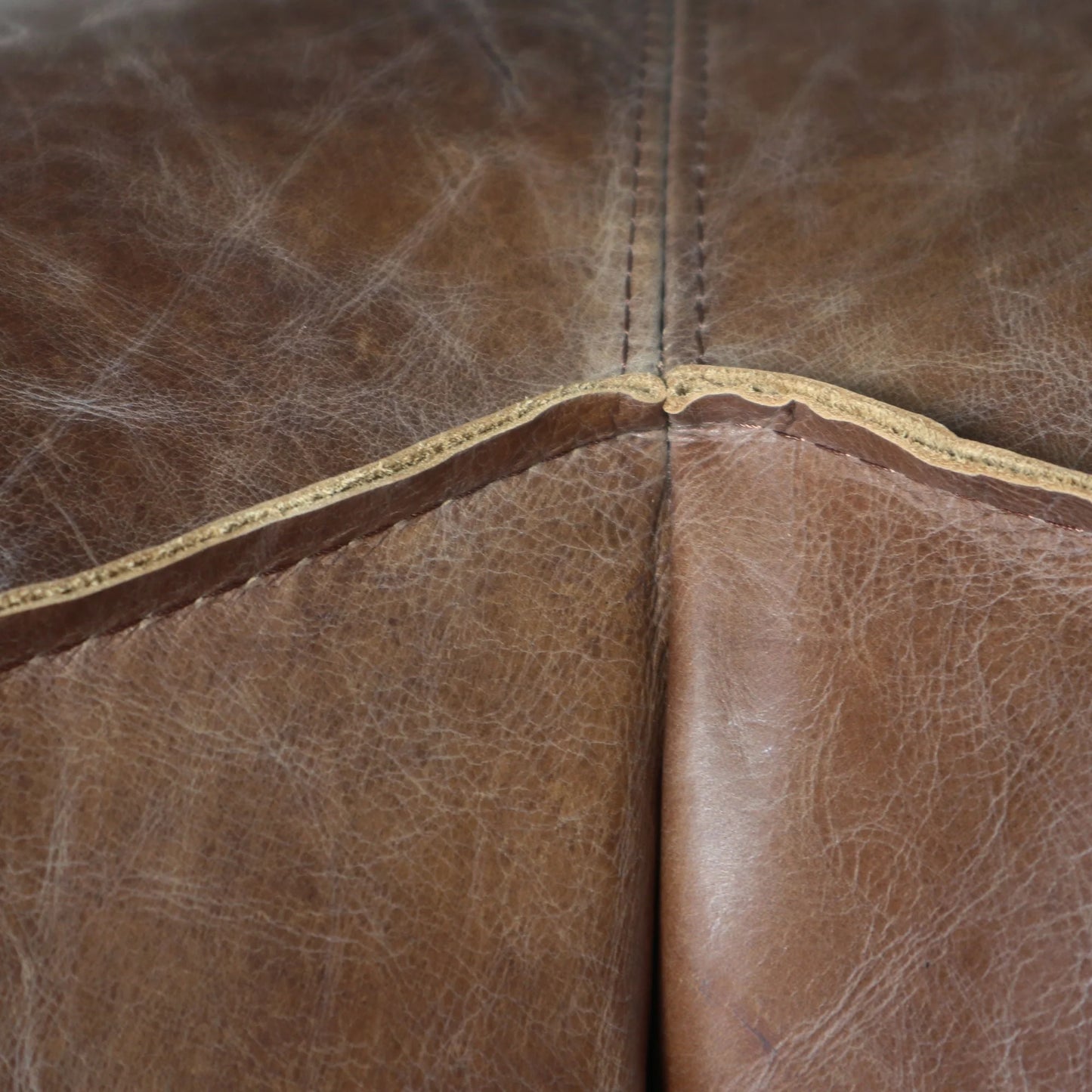 Brancaster Sofa in Retro Brown Top Grain Leather