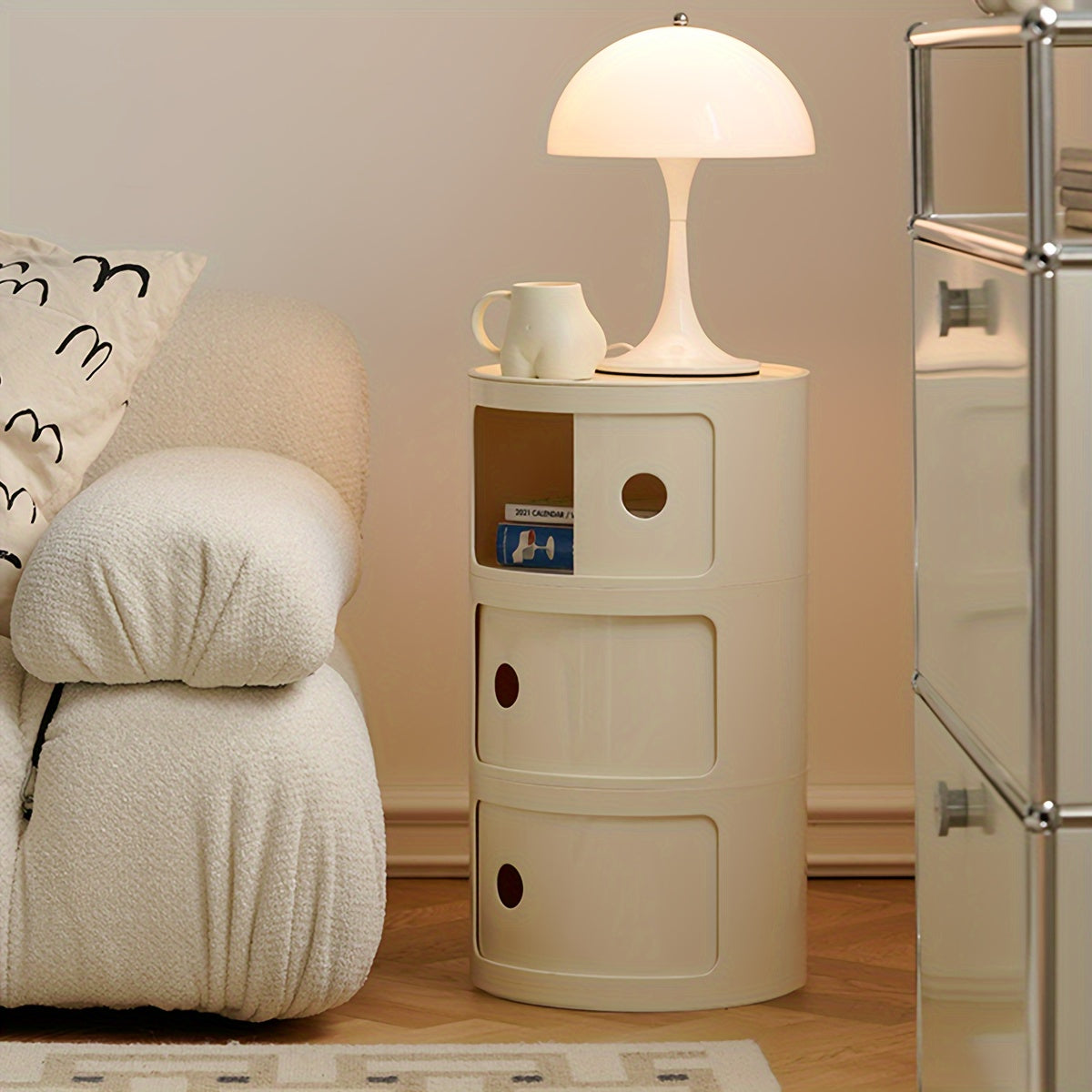 3-Drawer Bedside Table for Bedroom and Living Room-1