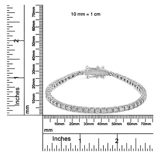 14K White Gold 2.0 Cttw Miracle Set Round-Cut Lab Grown Diamond