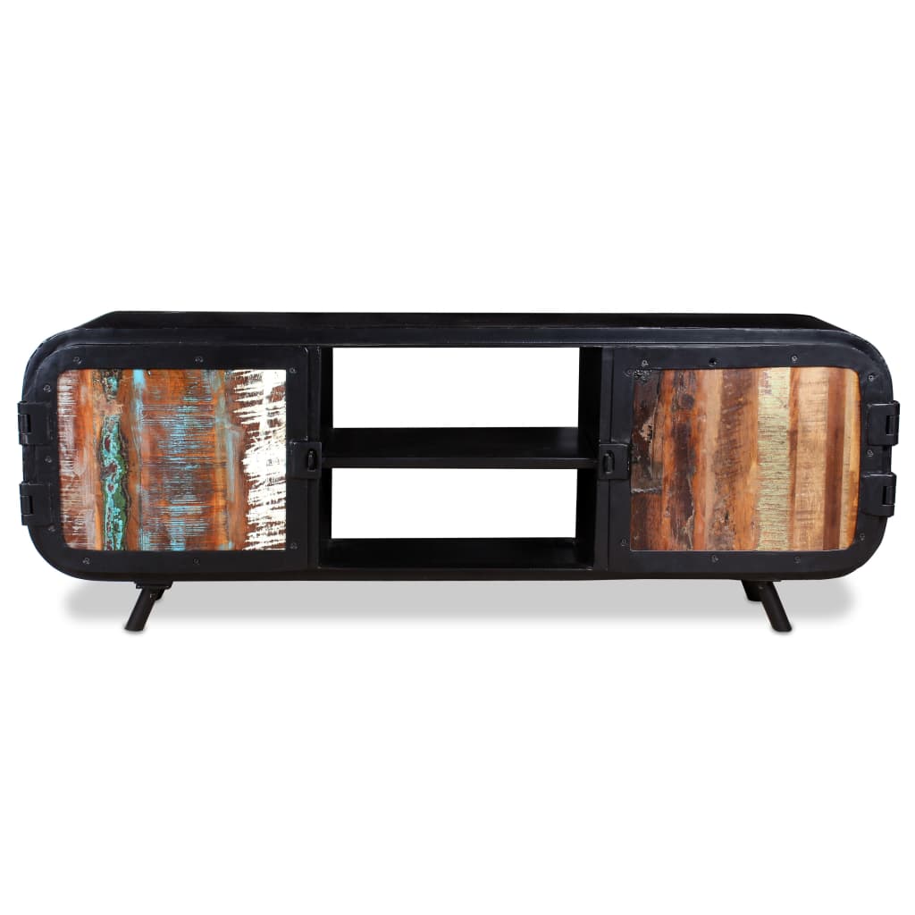 vidaXL TV Stand TV Console Sideboard TV Unit Media Unit Solid Reclaimed Wood-3
