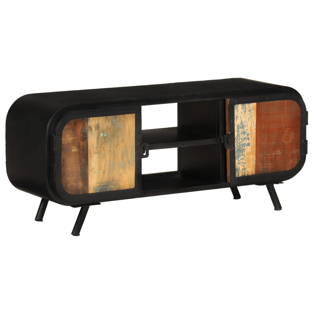 vidaXL TV Stand TV Console Sideboard TV Unit Media Unit Solid Reclaimed Wood-2