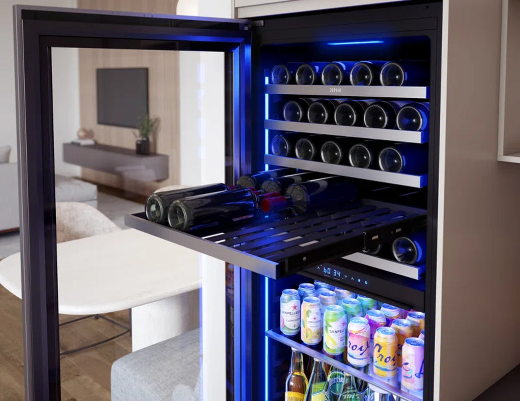 Presrv 161 Cans (12 Oz.) Convertible Beverage Refrigerator with Wine Storage