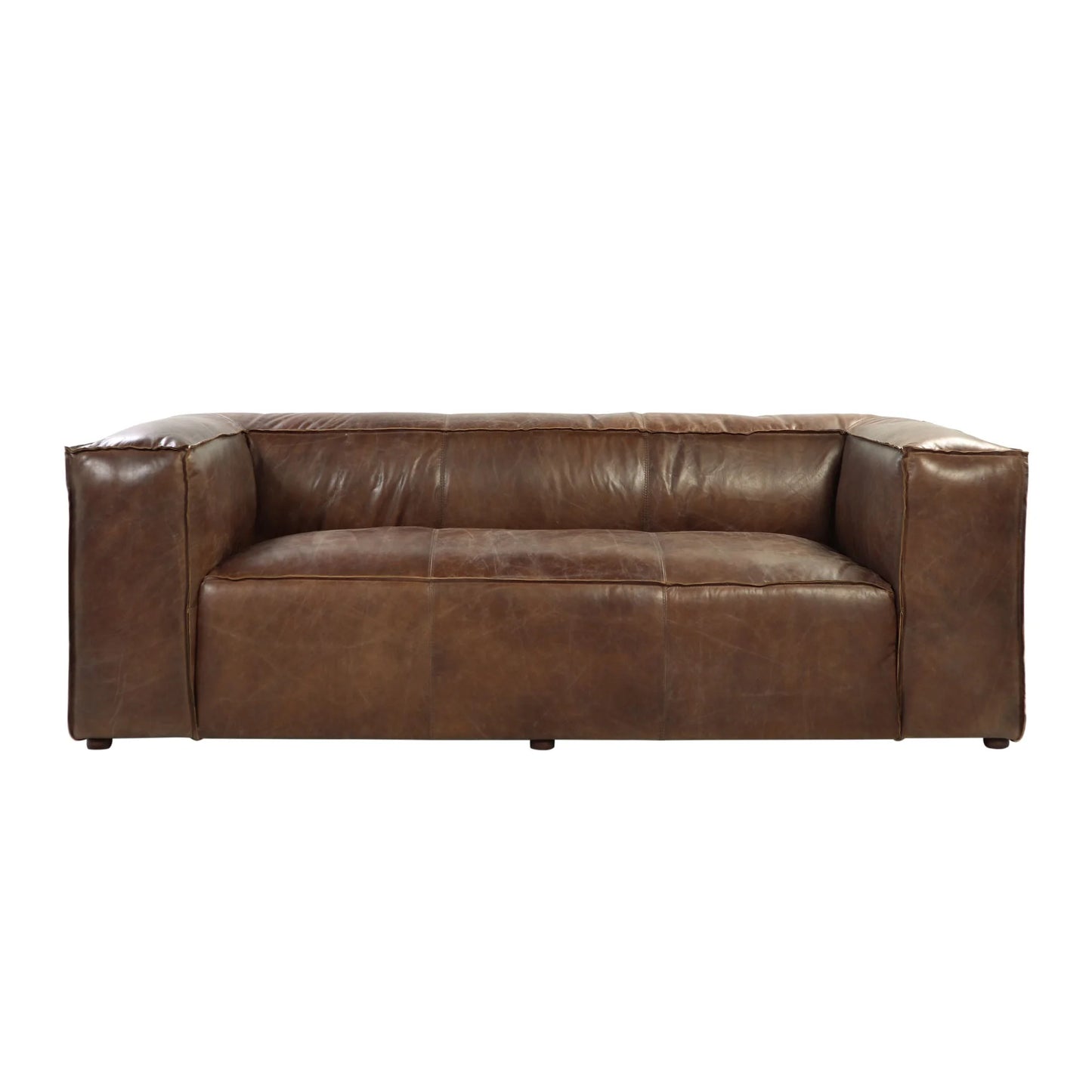Brancaster Sofa in Retro Brown Top Grain Leather