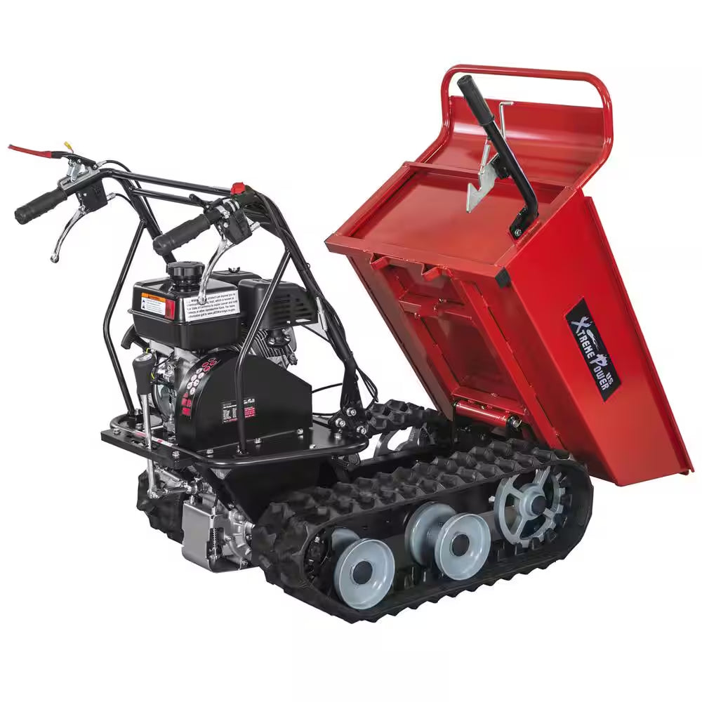 660 Lbs. Capacity 6.5 HP 196Cc All-Terrain Track Barrow Dumper with Kohler SH265 Engine