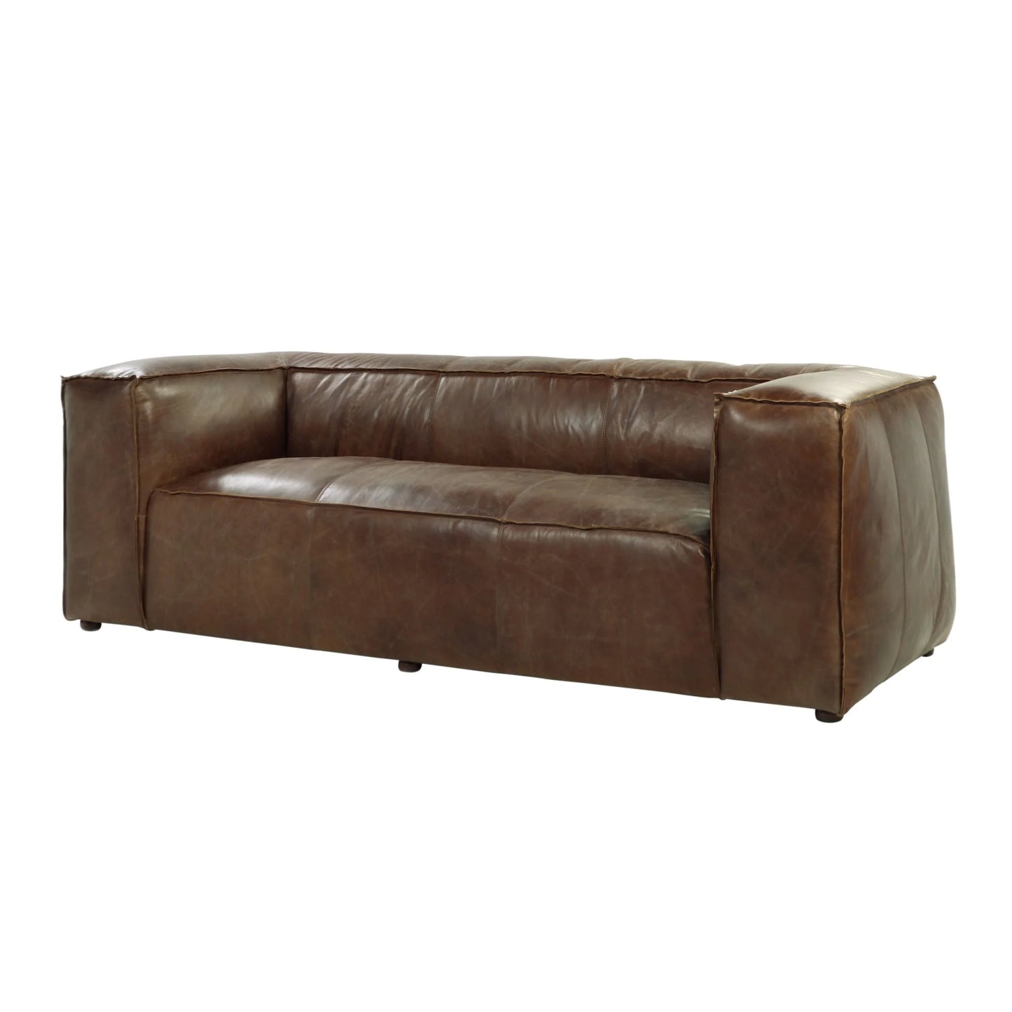 Brancaster Sofa in Retro Brown Top Grain Leather