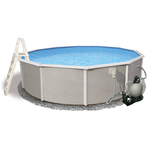 Steel Hard Sided Pool 52'' H X W X L , with Pump Included