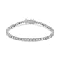 14K White Gold 2.0 Cttw Miracle Set Round-Cut Lab Grown Diamond