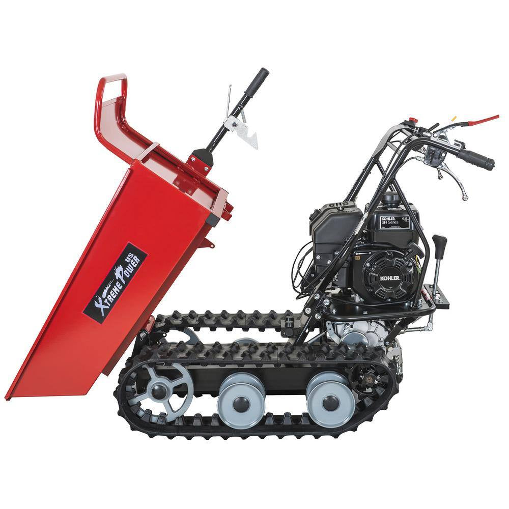 660 Lbs. Capacity 6.5 HP 196Cc All-Terrain Track Barrow Dumper with Kohler SH265 Engine