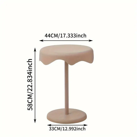 Compact Tiered Side Table - Khaki-1