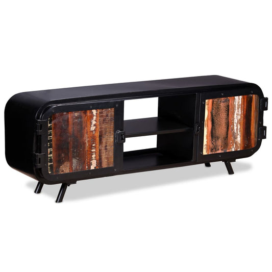 vidaXL TV Stand TV Console Sideboard TV Unit Media Unit Solid Reclaimed Wood-0