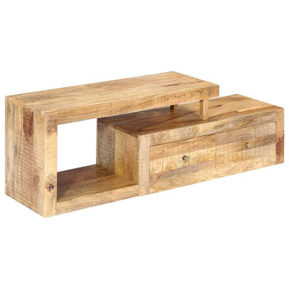 vidaXL TV Stand TV Unit Sideboard Home TV Console Media Unit Solid Mango Wood-4