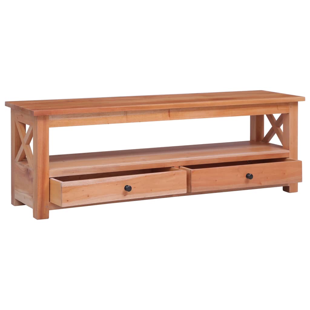 vidaXL TV Stand TV Unit Sideboard TV Console Media Unit Solid Mahogany Wood-0