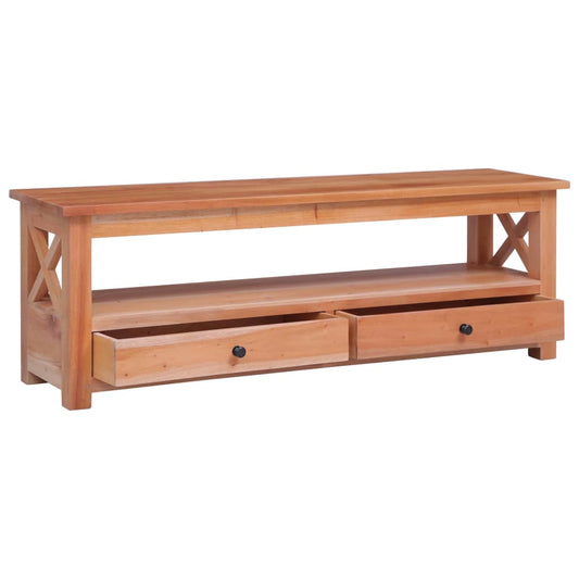 vidaXL TV Stand TV Unit Sideboard TV Console Media Unit Solid Mahogany Wood-0