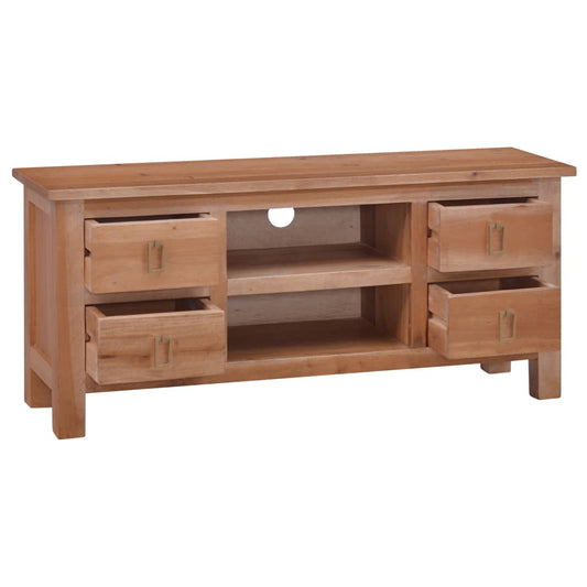vidaXL TV Stand TV Unit Sideboard TV Console Media Unit Solid Mahogany Wood-0
