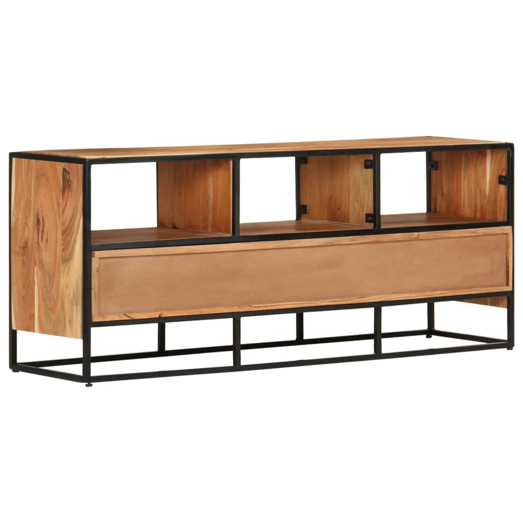vidaXL TV Stand TV Unit Sideboard Home TV Console Media Unit Rough Mango Wood-3