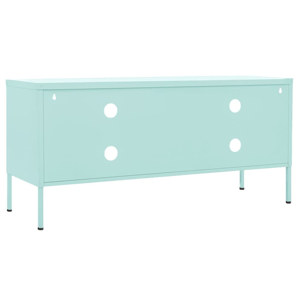 vidaXL TV Stand TV Unit Sideboard Home TV Console Media Unit Cupboard Steel-1