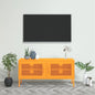 vidaXL TV Stand TV Unit Sideboard Home TV Console Media Unit Cupboard Steel-8