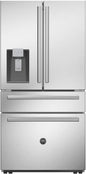 36" 21.6 Cubic Feet Energy Star Smudge-Resistant French Door Refrigerator with Water and Ice Dispenser