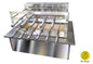 Brazilian BBQ Charcoal Grill with Firebox - 11 Skewers -