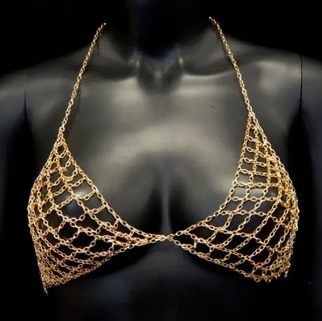 Chain Bra Body Jewelry